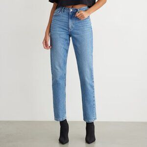 NWOT Dynamite Women's Claudia Blue Mom Jeans Size 26 Cotton